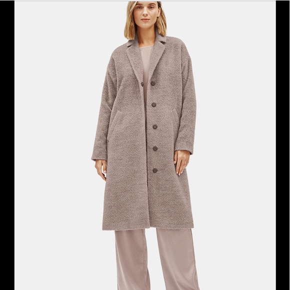 Eileen fisher alpaca coat Clearance